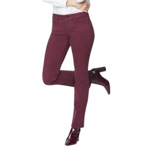 Gap Boot Cut Straight Leg Burgundy Pants